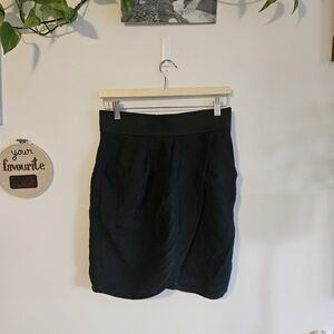 Wilfred 100% Silk High-Waist Tulip Skirt